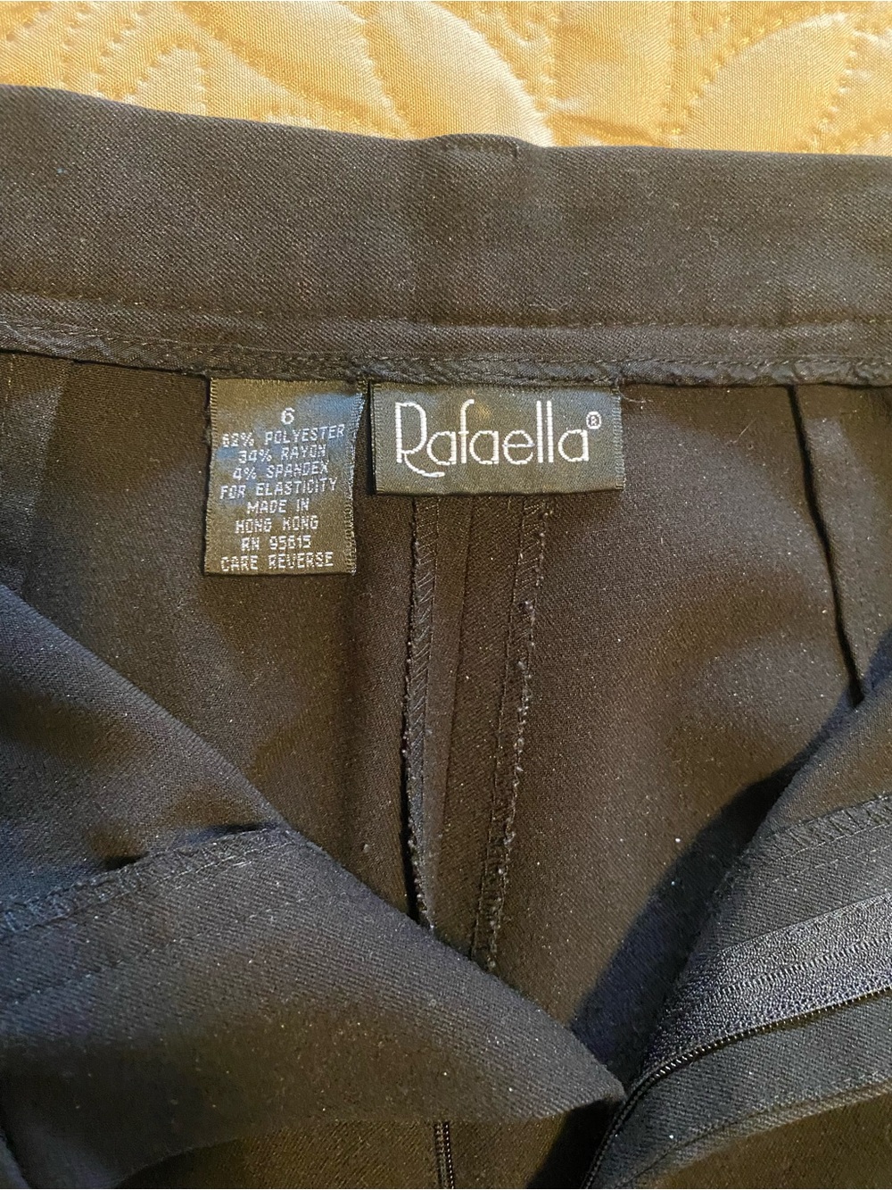 Rafaella Black Women's Dress Pants - Classic Waistband
